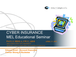 MEL Educational Seminar-Cyber Liability April 2015