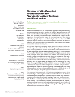 Review of Air-Coupled Transduction for