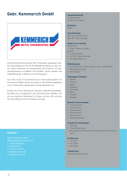 Gebr. Kemmerich GmbH