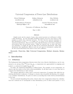 Universal Compression of Power-Law Distributions