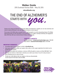 Individual Walker Kit - Alzheimer`s Association