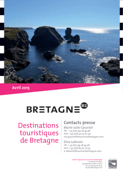 Dossier de presse - Tourisme Bretagne