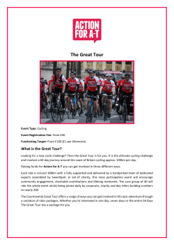 The Great Tour - Action for AT