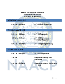 NAACP 106th National Convention Philadelphia, Pennsylvania