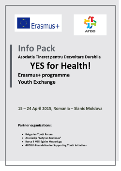 Info Pack YES for Health!