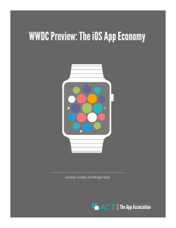 WWDC Preview: The iOS App Economy