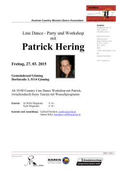 Line Dance Party und Workshop