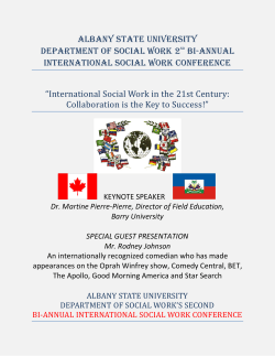 ASU Bi-Annual International Social Work Conference
