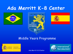 5th Grade Orientation Presentation - Ada Merritt K