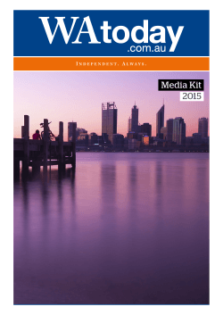 WAToday Media Kit - Fairfax Media Adcentre | adcentre.com.au