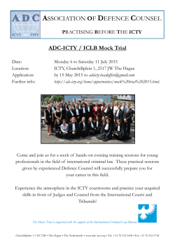 Mock Trial Flyer and Programme 2015 - ADC-ICTY