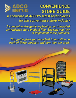 Convenience Store Guide from ADCO Industries