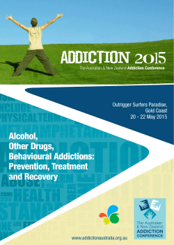 Book of Abstracts - Addiction Conference