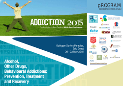 Addiction 2015 Program
