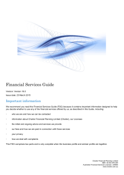 Financial Services Guide - Adelaide Private Wealth