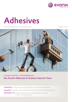 Adhesives - Adhesive Resins by Evonik