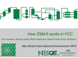 How ZSM-5 works in FCC - Abu Dhabi International Downstream 2015