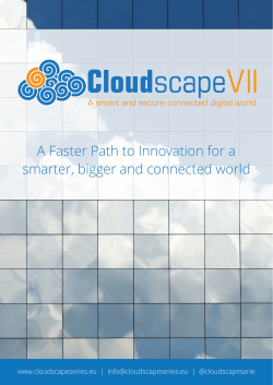 A Faster Path to Innovation for a smarter, bigger and