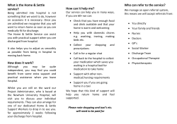 Home & Settle Service Leaflet- PDF