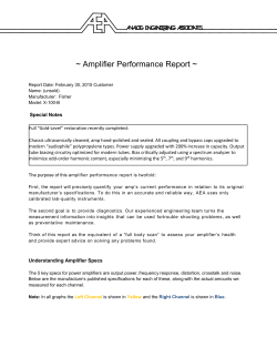 View the full Performance Report of this amp