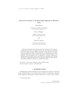 State-Level Variation in the Real Wage Response to Monetary Policy
