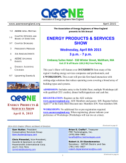 ENERGY PRODUCTS & SERVICES SHOW