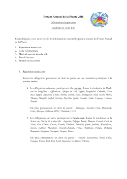 Informations et Horaire FAP 2015 - AEFAP - LycÃ©e
