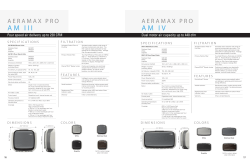 Specifications - AeraMax Professional