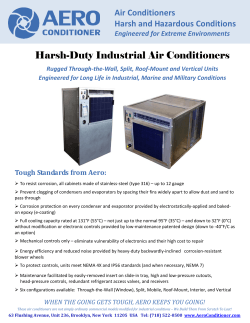 Harsh-Duty Industrial Air Conditioners
