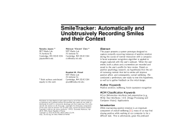 SmileTracker: Automatically and Unobtrusively Recording Smiles