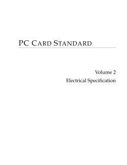 5.3 CardBus PC Card Electrical Specification