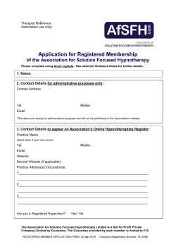 Registered Member Application Form