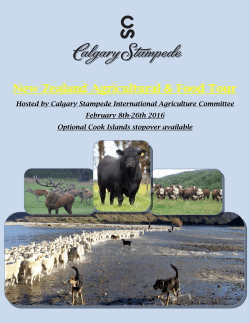 New Zealand Agricultural & Food Tour
