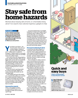 Stay safe from home hazards