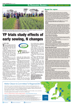 Ag Excellence Stock journal page â April 2015