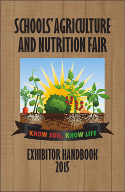 SCHOOLS` AGRICULTURE AND NUTRITION FAIR