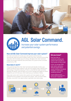 AGL Solar Command.