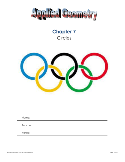Packet - CH07 - Circles