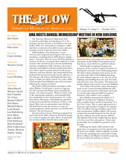 The Plow â Vol. 11, Issue II