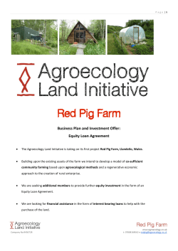 View - Equity Loan - Agroecology Land Initiative
