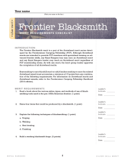 Frontier Blacksmith