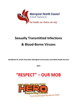 Sexually Transmitted Infections & Blood-Borne Viruses