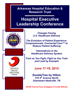 Hospital Executive Leadership Conference June 17