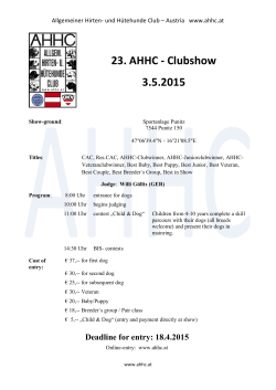 23. AHHC - Clubshow 3.5.2015