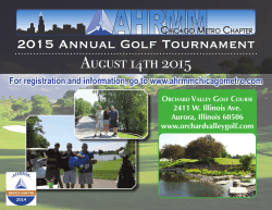 AHRMM 2015 Golf Outing flyer.indd