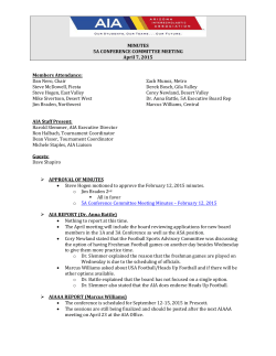 MINUTES 5A CONFERENCE COMMITTEE MEETING April 7, 2015