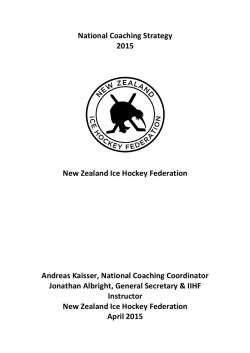 National Strategy Coaching Strategy