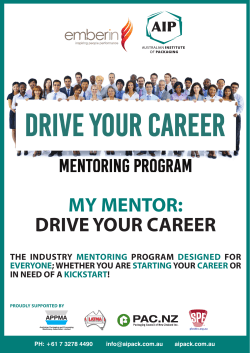 2015 Mentoring program Flyer
