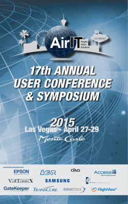 AirIT User Conference Showguide