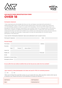 Over 18s Registration Form